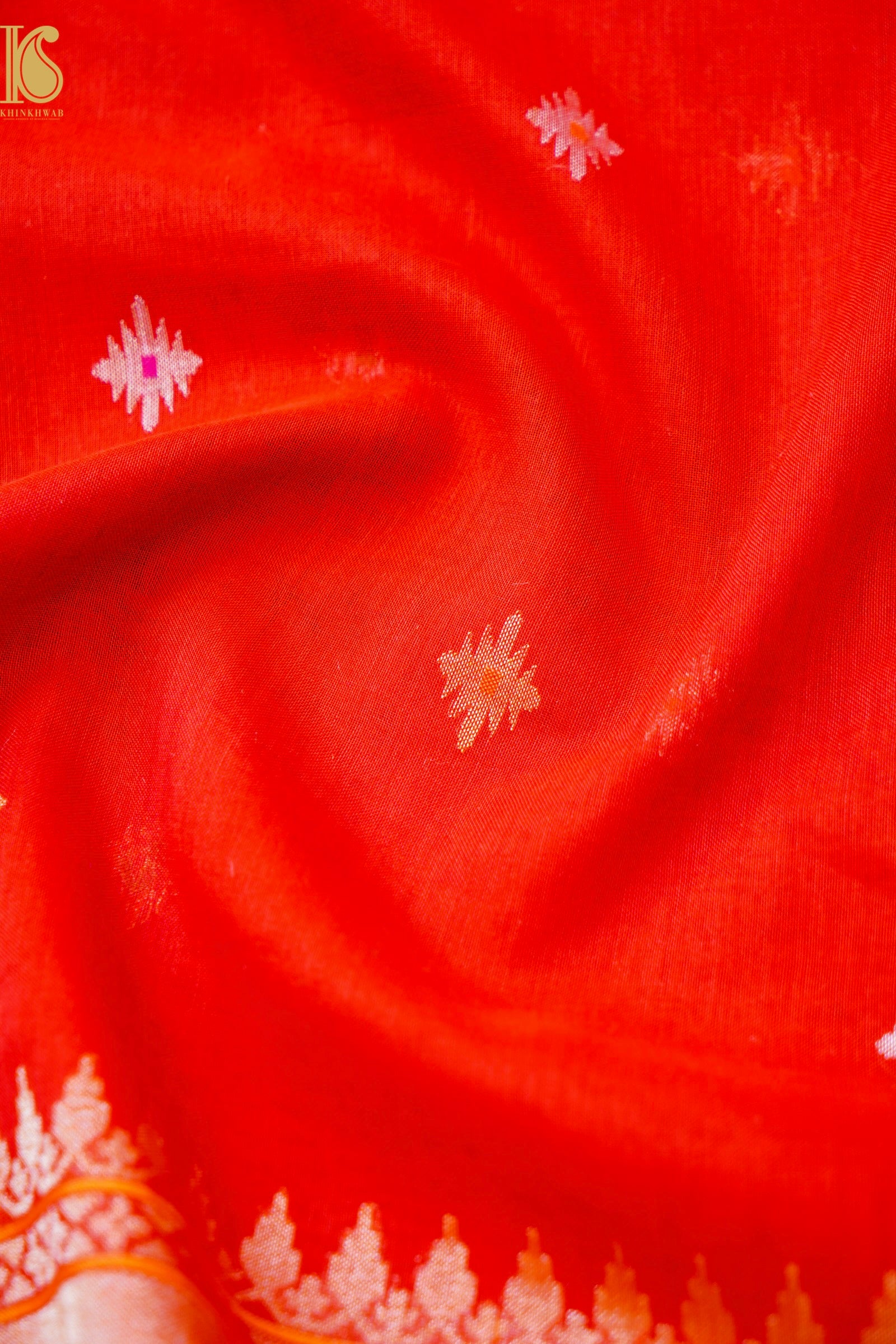 Banarasi Cotton Handloom Kadwa Ektara Konya Saree