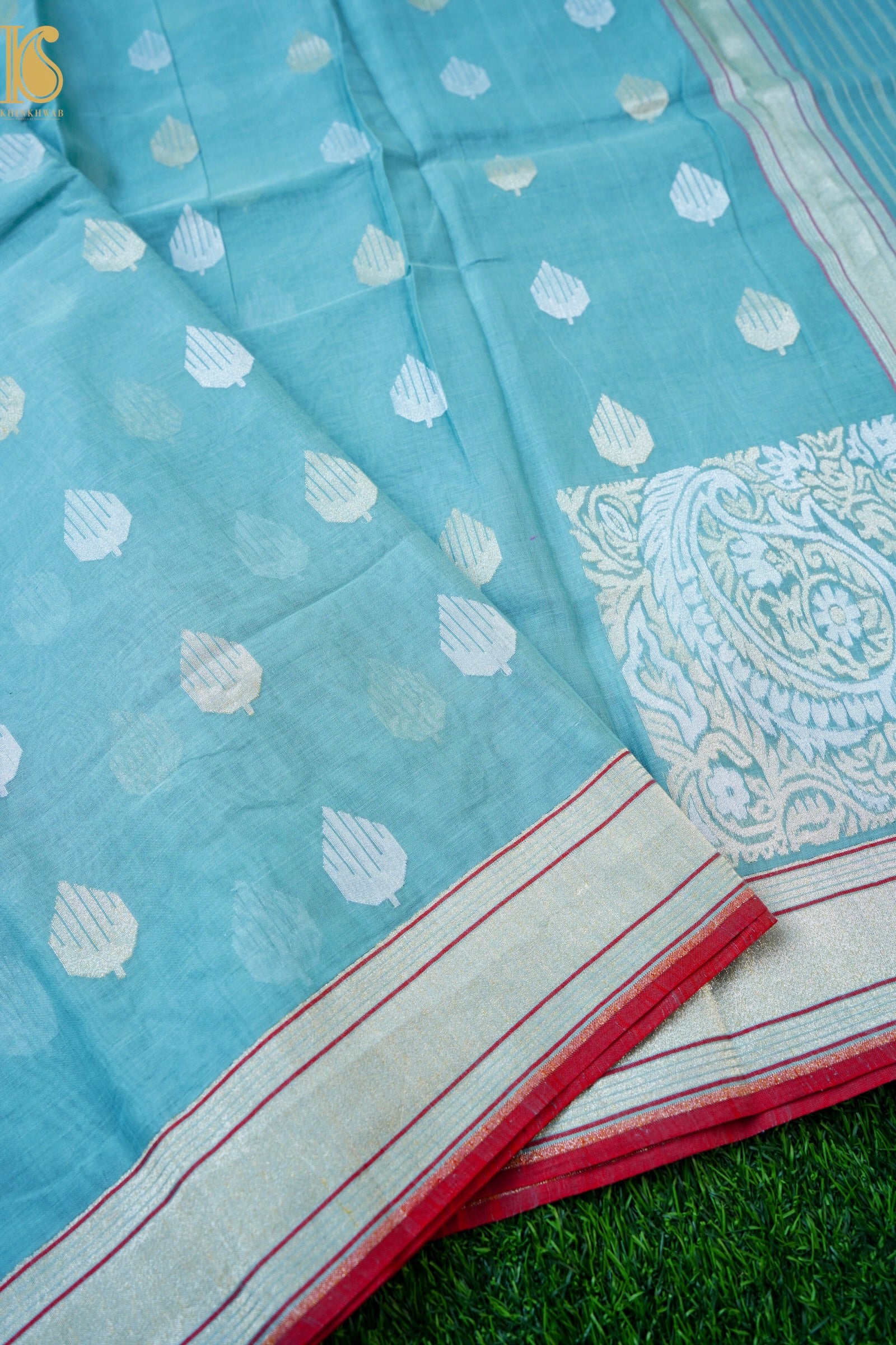 Banarasi Cotton Handloom Kadwa Ektara Konya Saree