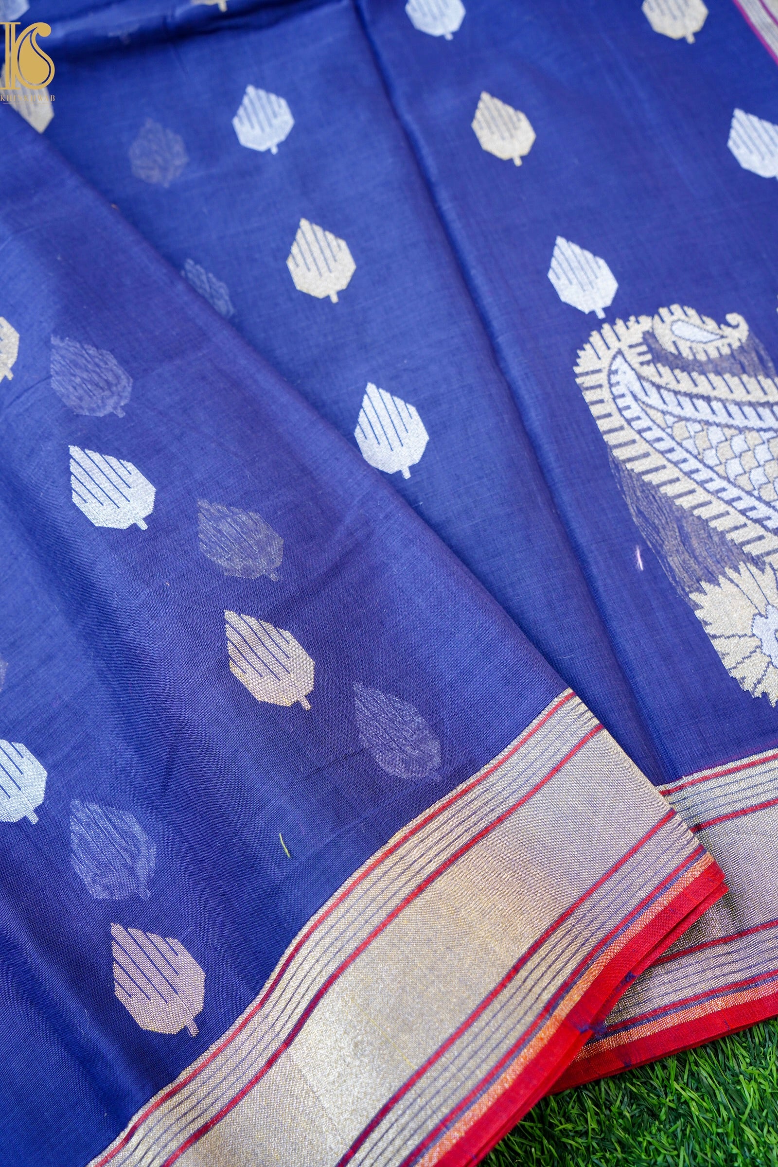 Banarasi Cotton Handloom Kadwa Ektara Konya Saree