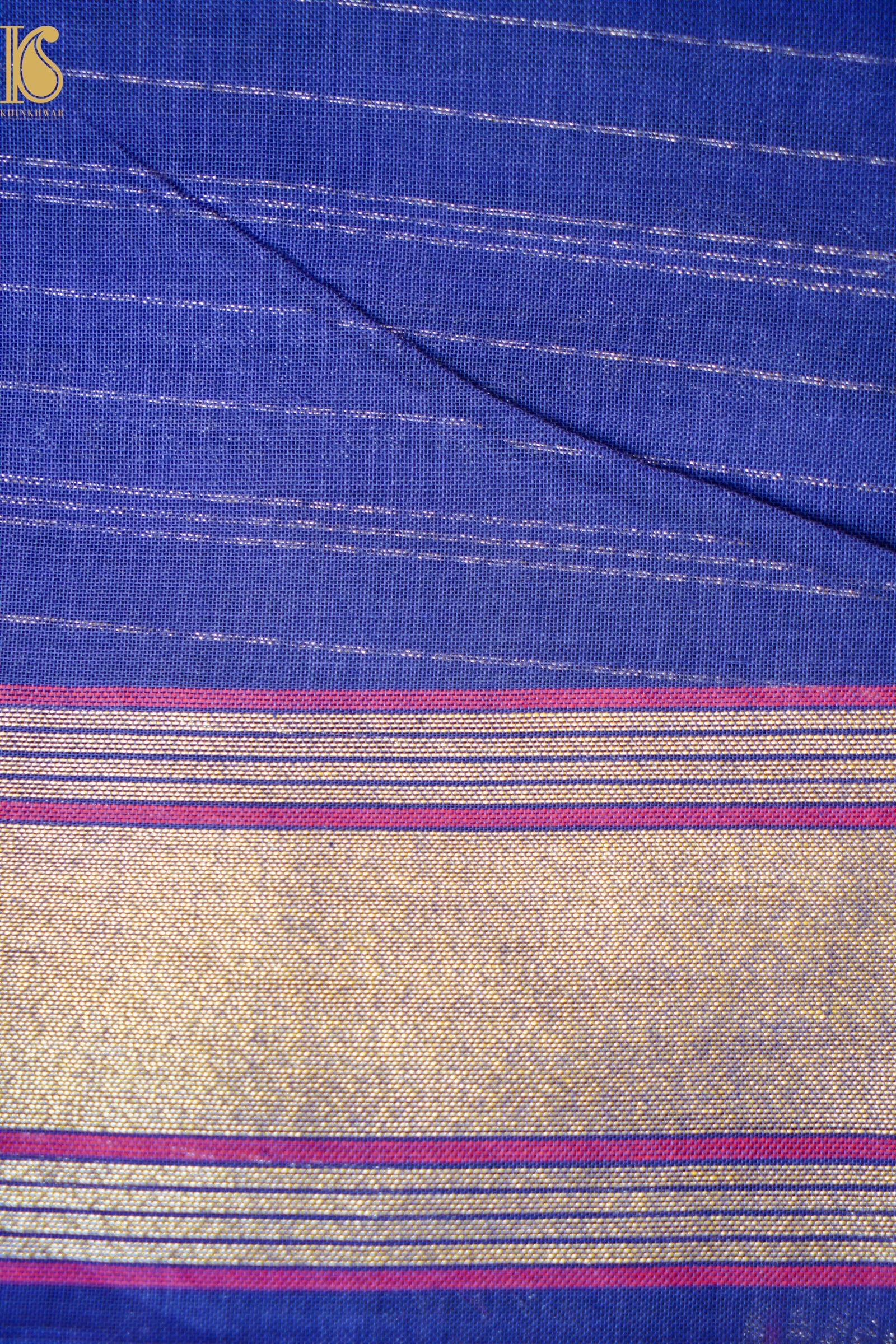 Banarasi Cotton Handloom Kadwa Ektara Konya Saree