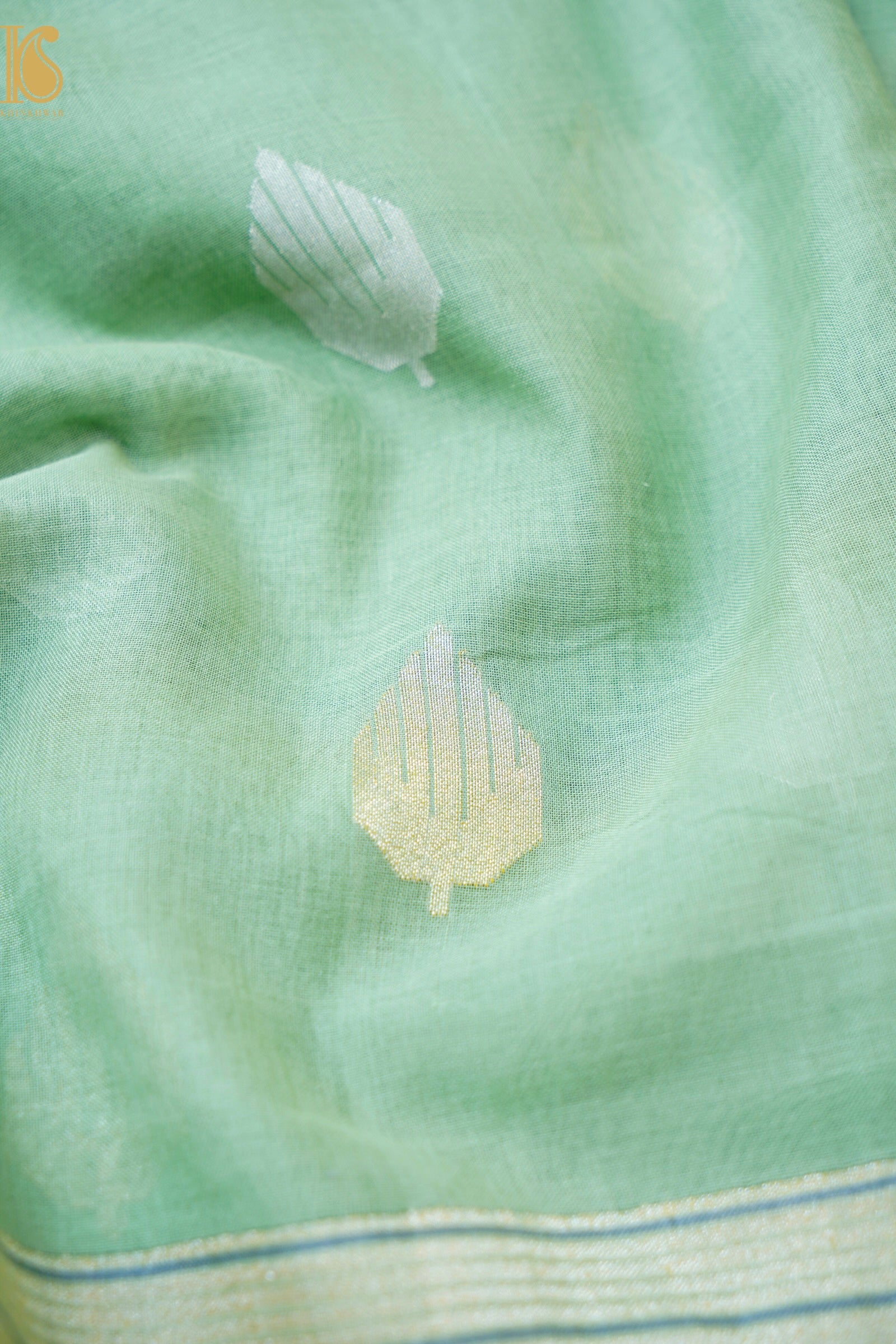 Banarasi Cotton Handloom Kadwa Ektara Konya Saree