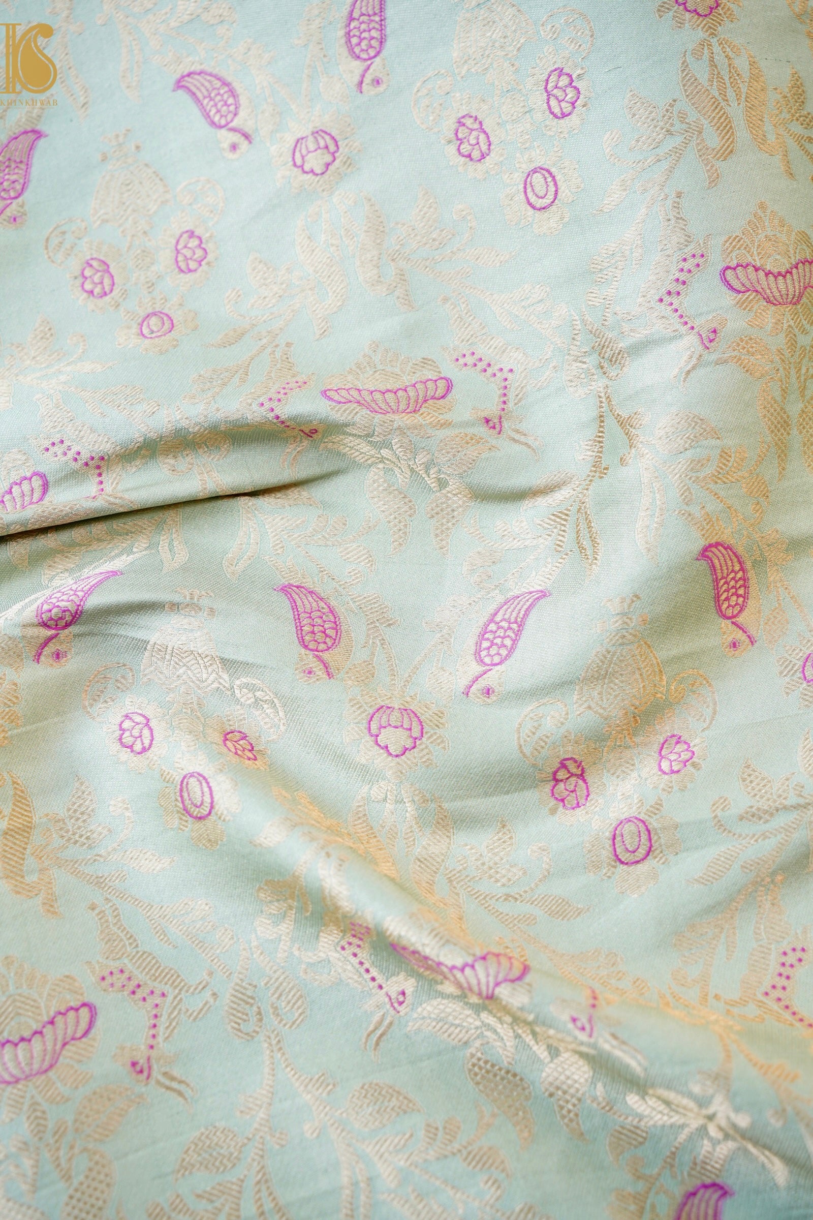 Handloom Banarasi Katan Silk Kalidar Vanrajni Lehenga