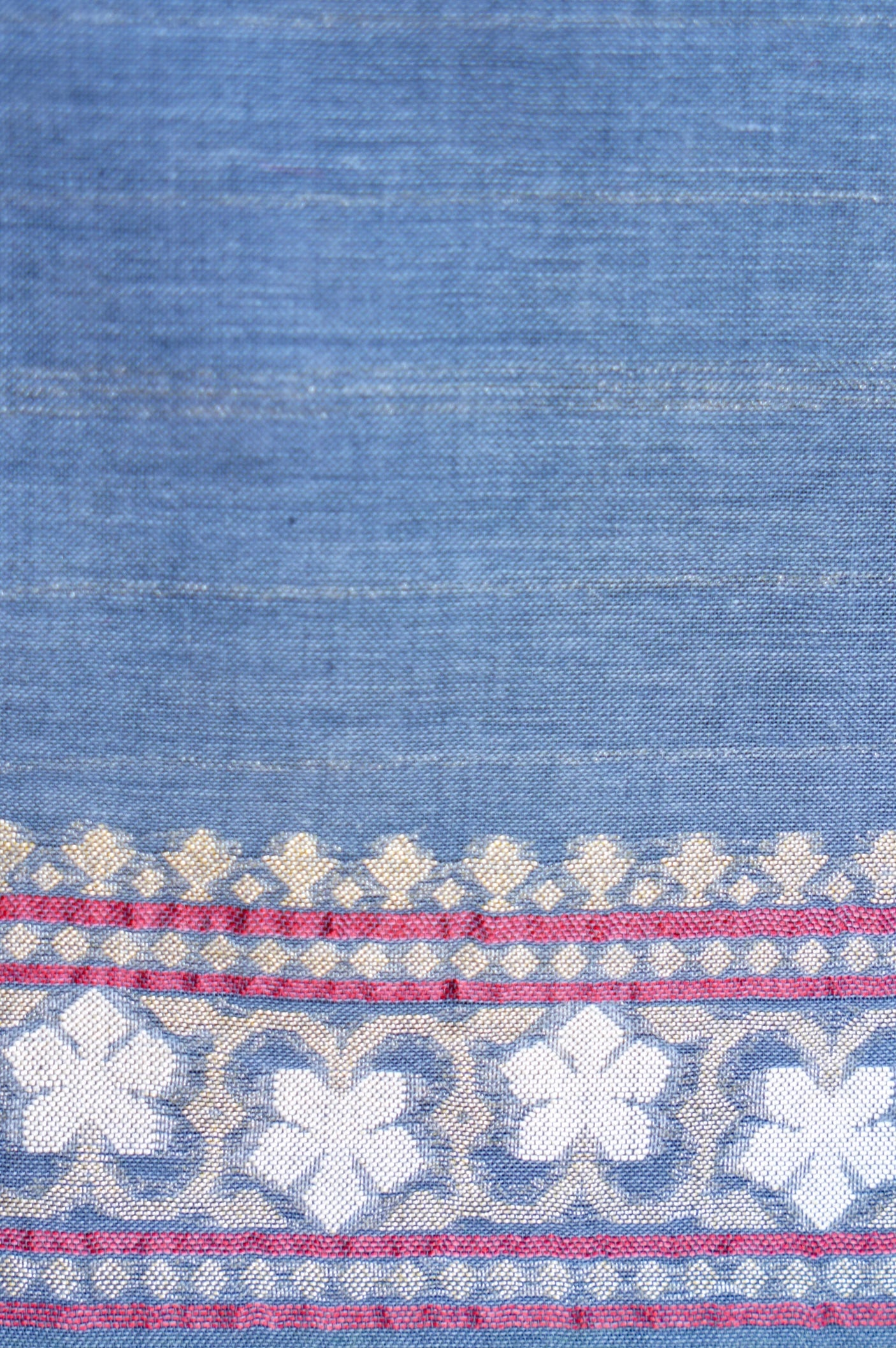 Banarasi Cotton Handloom Jamdani Ektara Saree