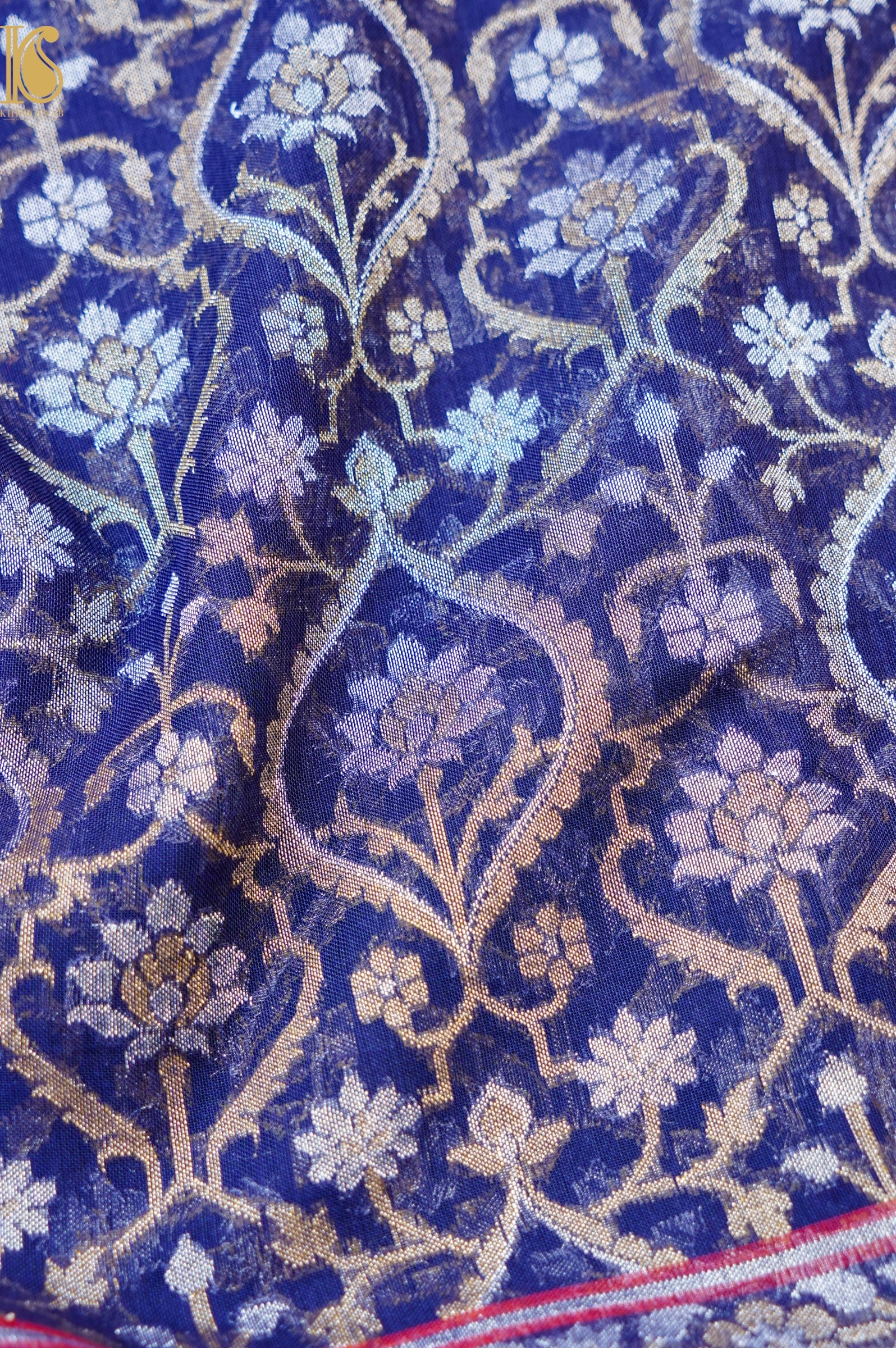 Banarasi Cotton Handloom Jamdani Ektara Saree