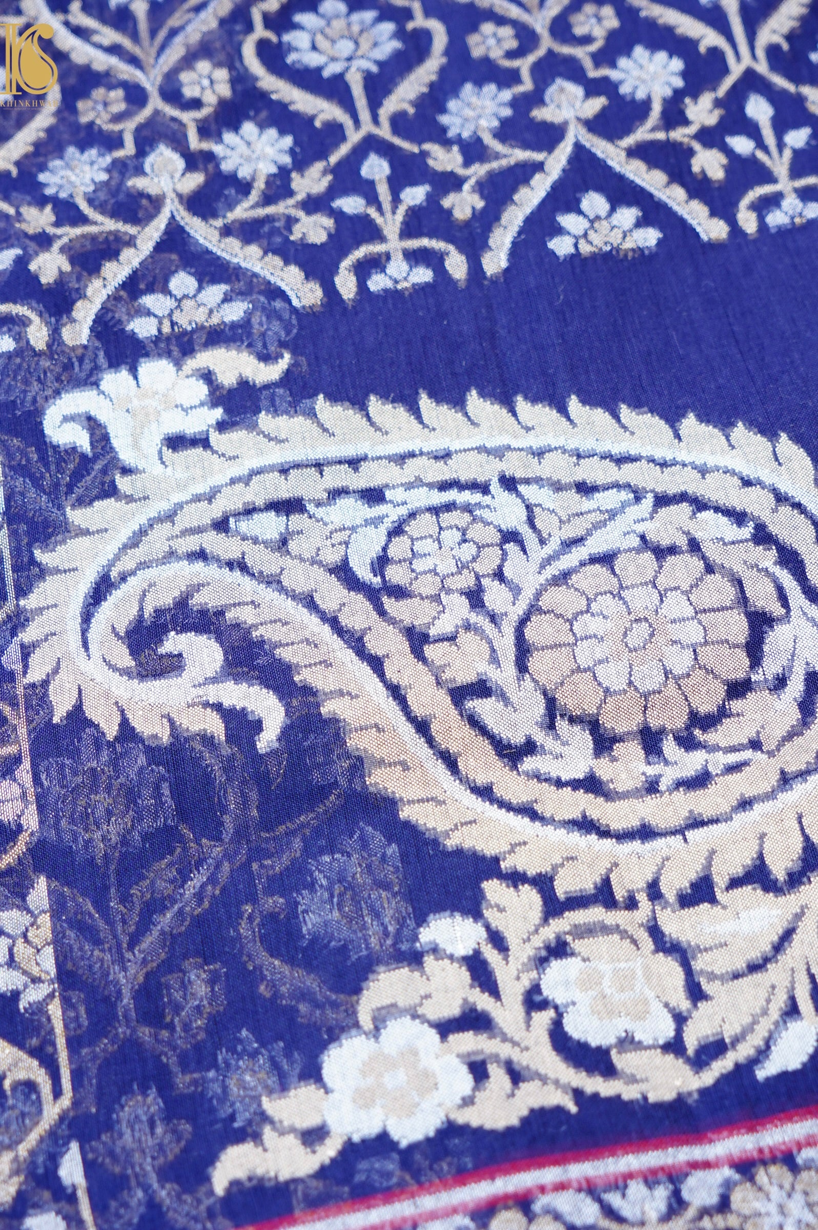 Banarasi Cotton Handloom Jamdani Ektara Saree