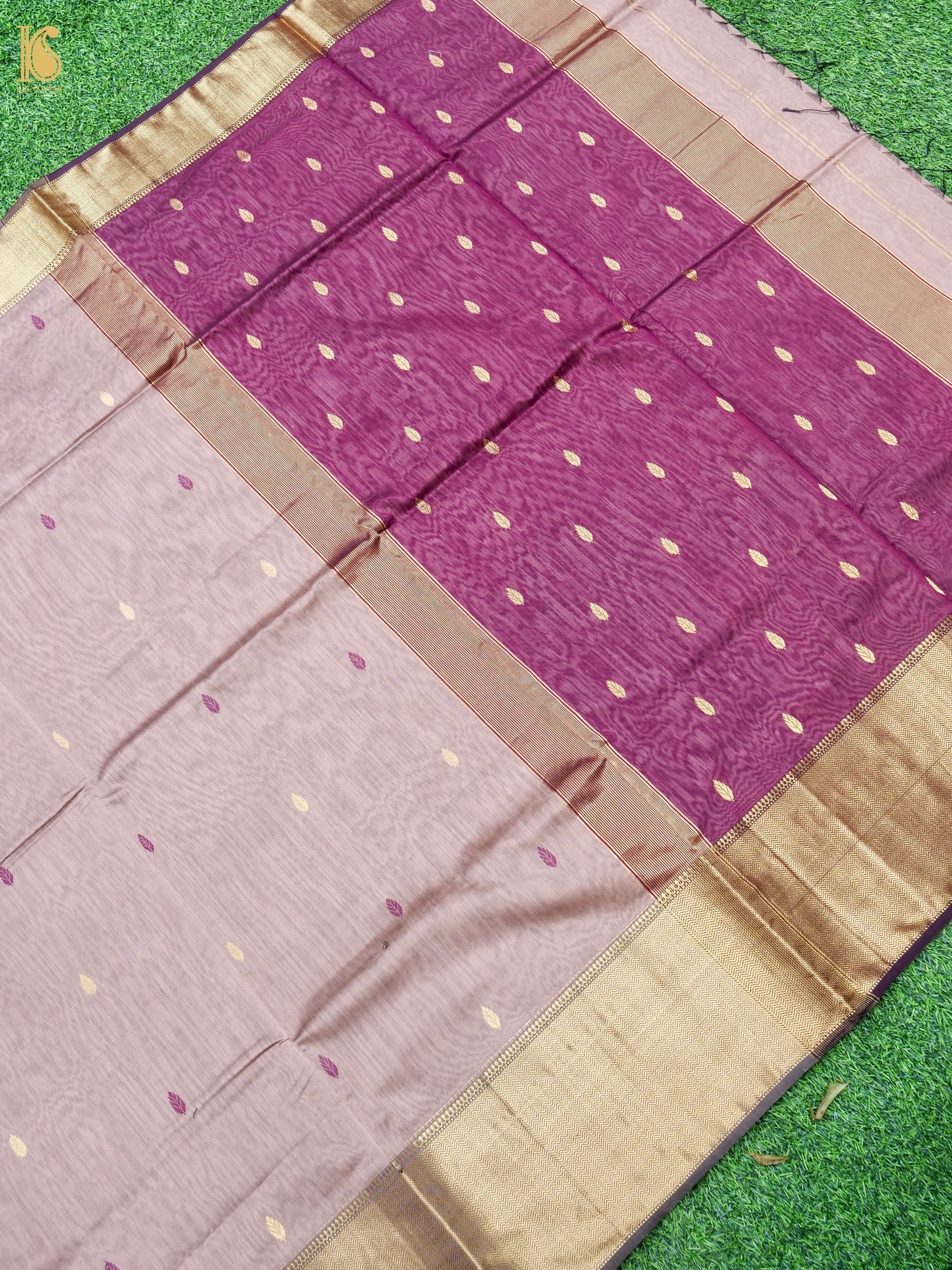 Handwoven Maheshwari Cotton Silk Saree