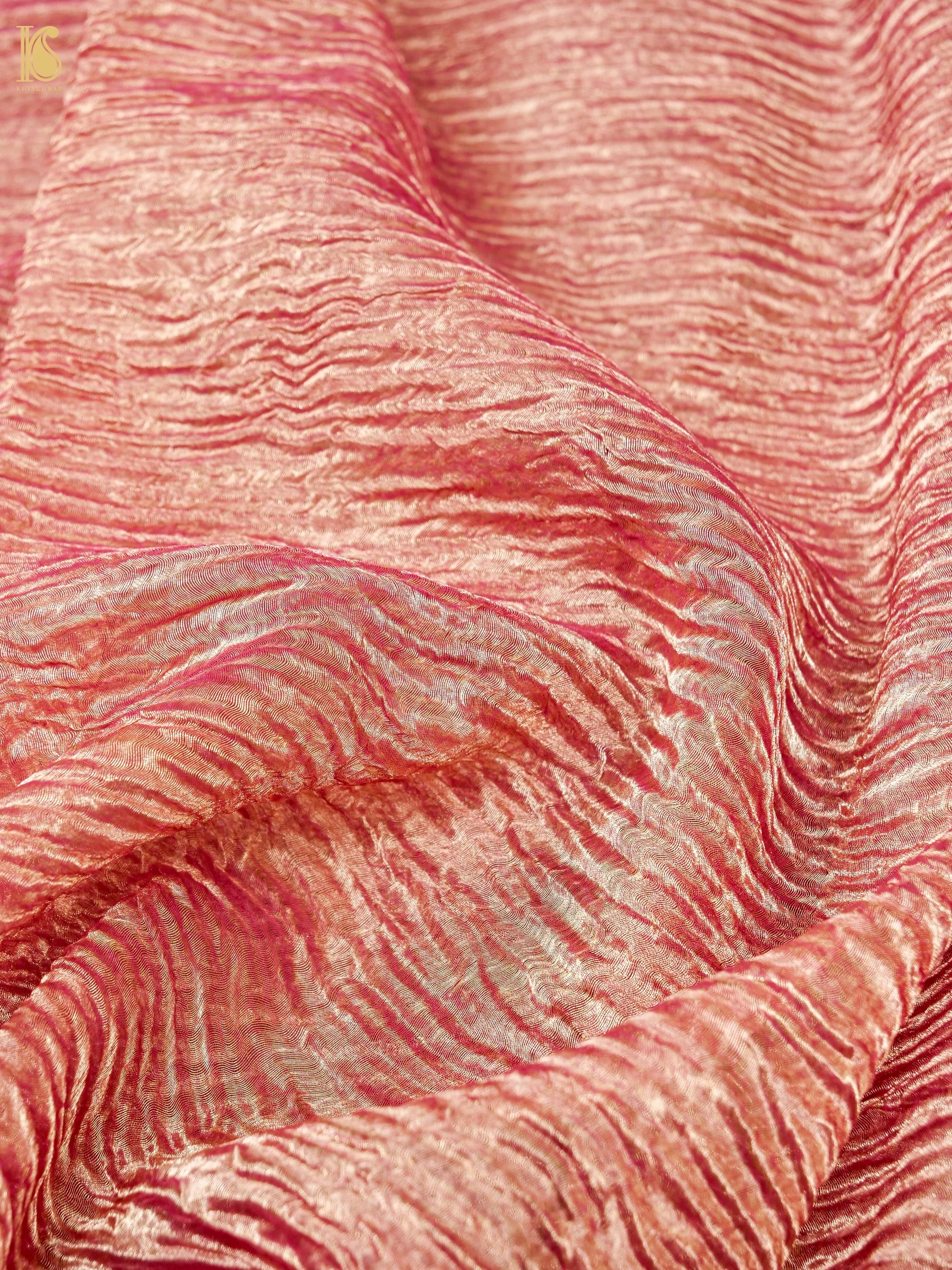 Banarasi Crush Tissue Silk Saree