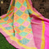 Pink Pure Georgette Banarasi Dupatta with Woven Dots - Khinkhwab