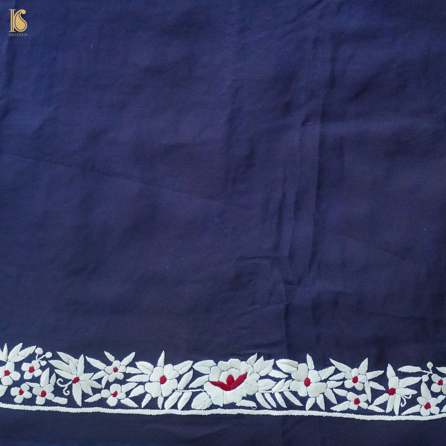 Parsi Gara Pure Crepe Jacket Fabric