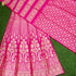 Pink Pure Katan Silk Handloom Banarasi Kalidar Lehenga - Khinkhwab