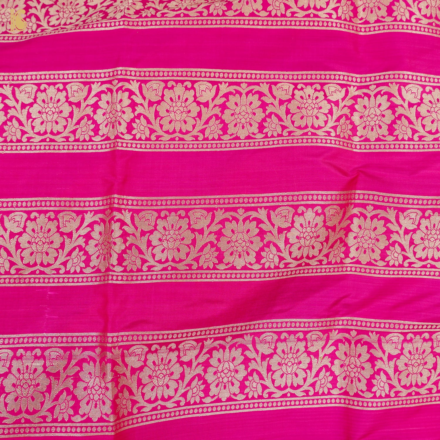Pink Pure Katan Silk Handloom Banarasi Kalidar Lehenga - Khinkhwab