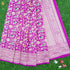 Purple Handloom Katan Silk Banarasi Shikargah Saree - Khinkhwab