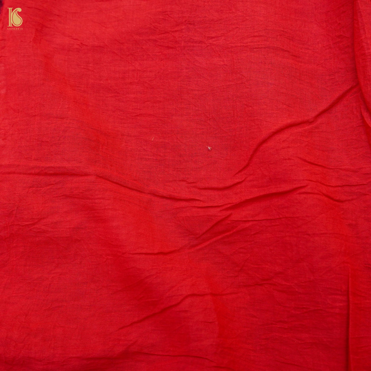 Red Pure Mul Cotton Shibori Saree - Khinkhwab