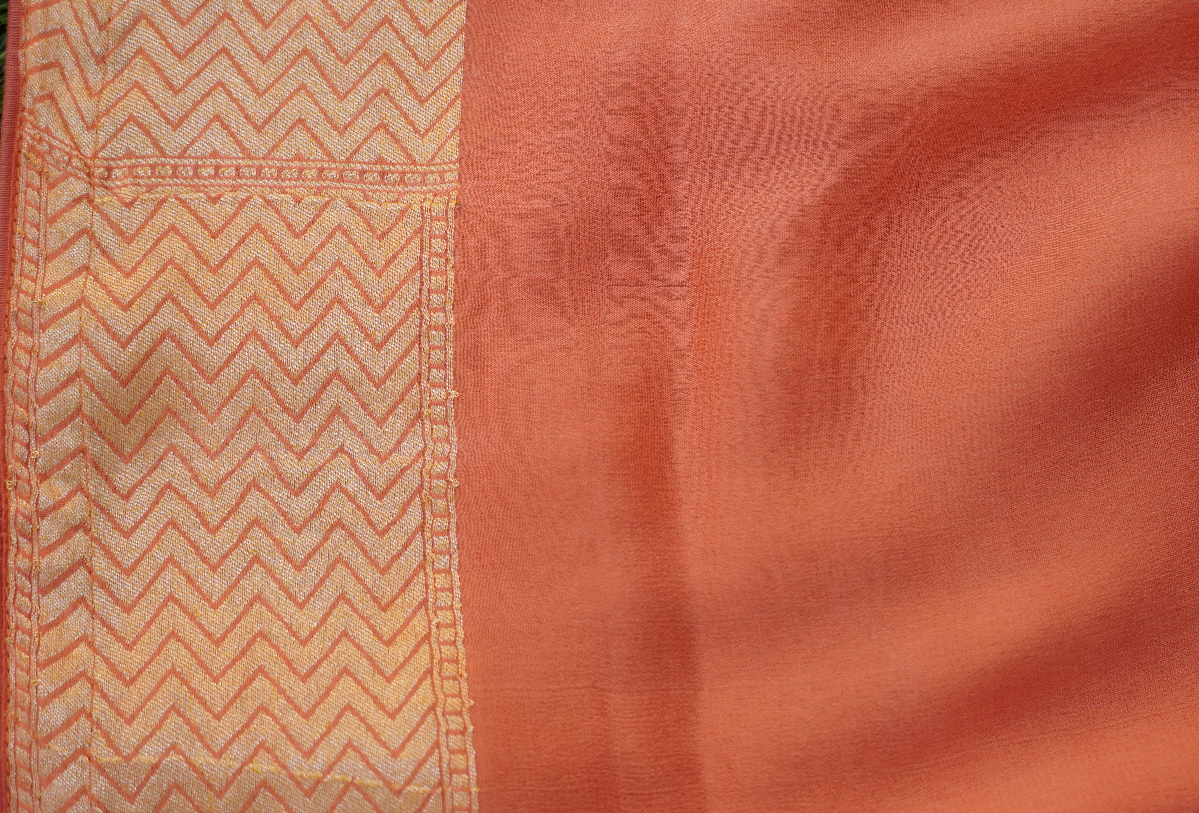 Pure Georgette Handloom Banarasi Saree - Khinkhwab