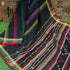 Black Pure Kala Cotton Handwoven Bhujodi Saree - Khinkhwab
