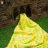 Lale- Pear Green Pure Sateen Silk Print Fabric - Khinkhwab