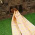 NİLÜFER - Dover Yellow Pure Raw Silk Print Fabric - Khinkhwab