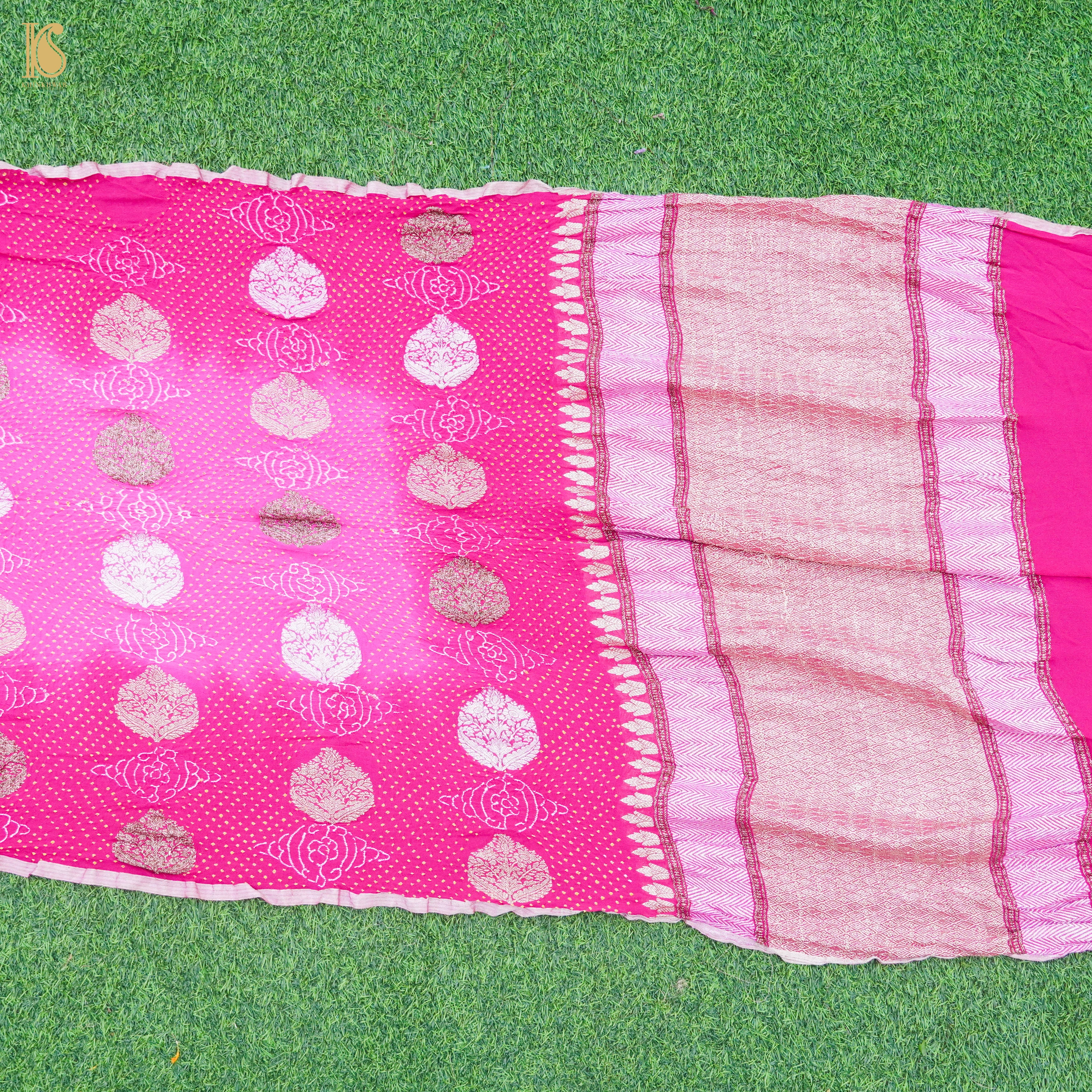Banarasi Georgette Bandhani Saree
