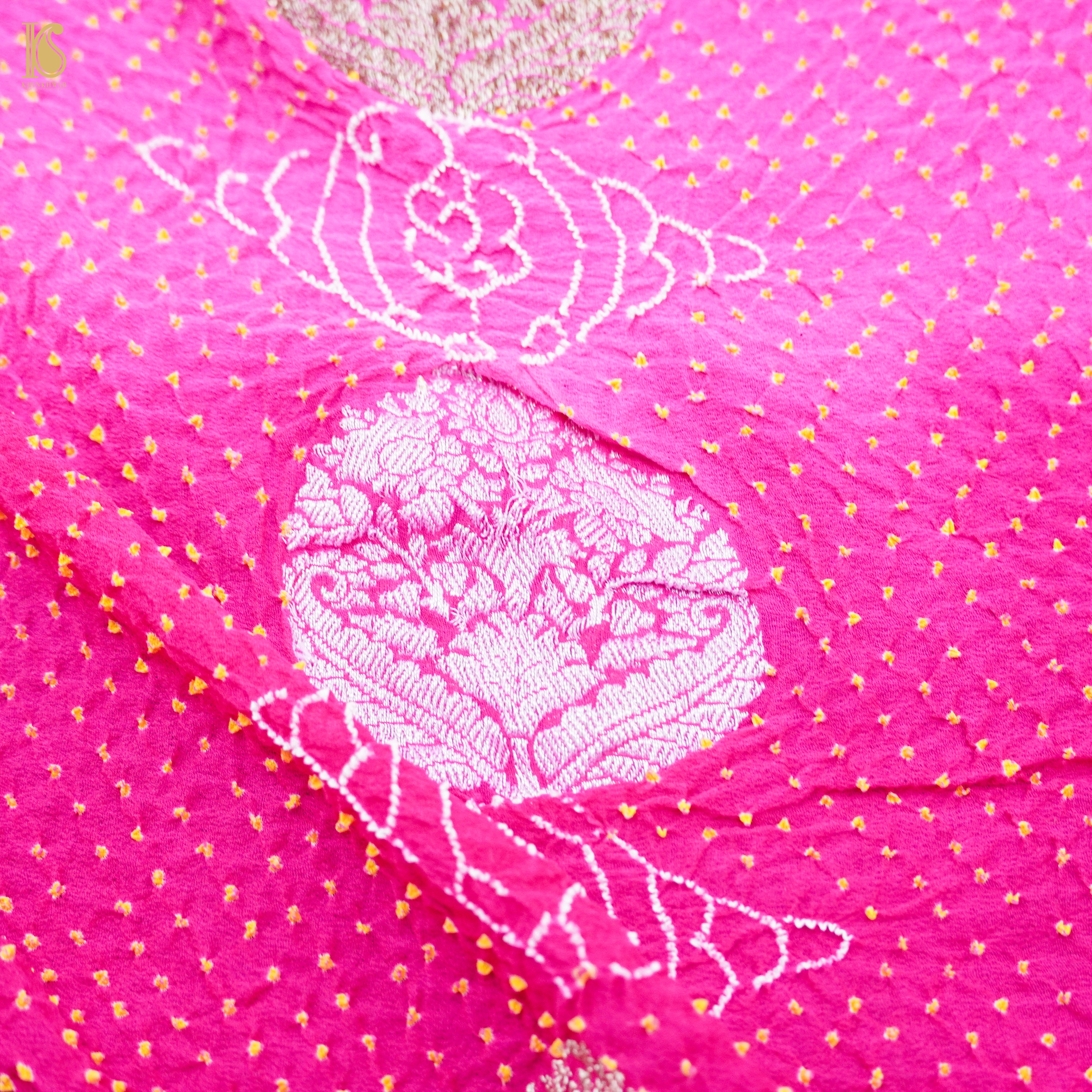 Banarasi Georgette Bandhani Saree