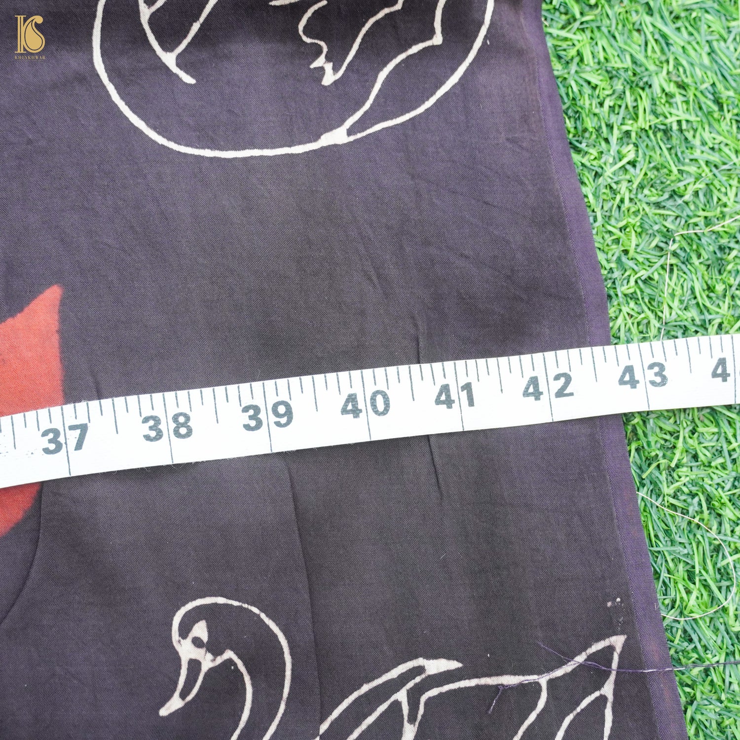 Pure Modal Silk Ajrakh Fabric