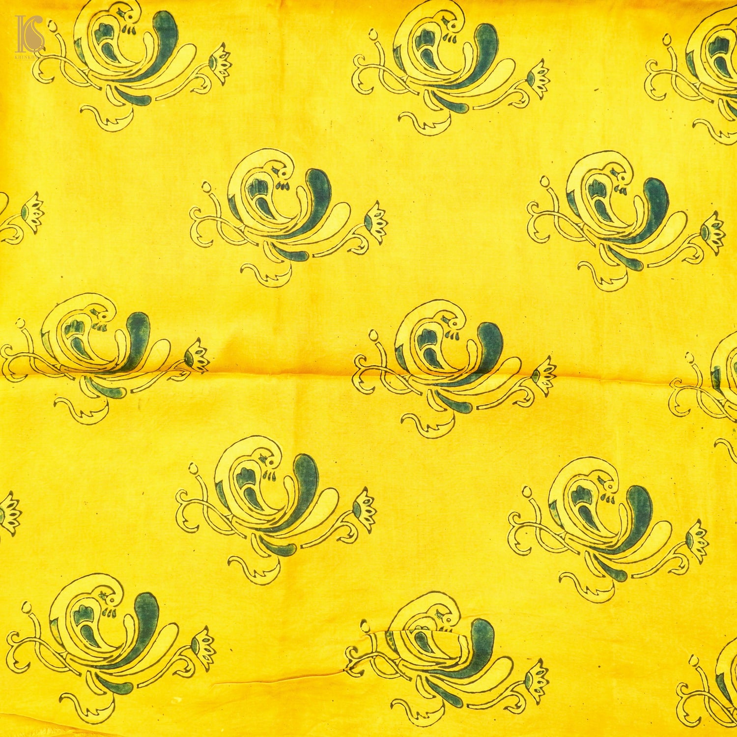 Hand Block Modal Silk Ajrakh Fabric
