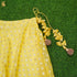 Wild Rice Yellow Chanderi Banarasi Stitched Skirt Lehenga - Khinkhwab