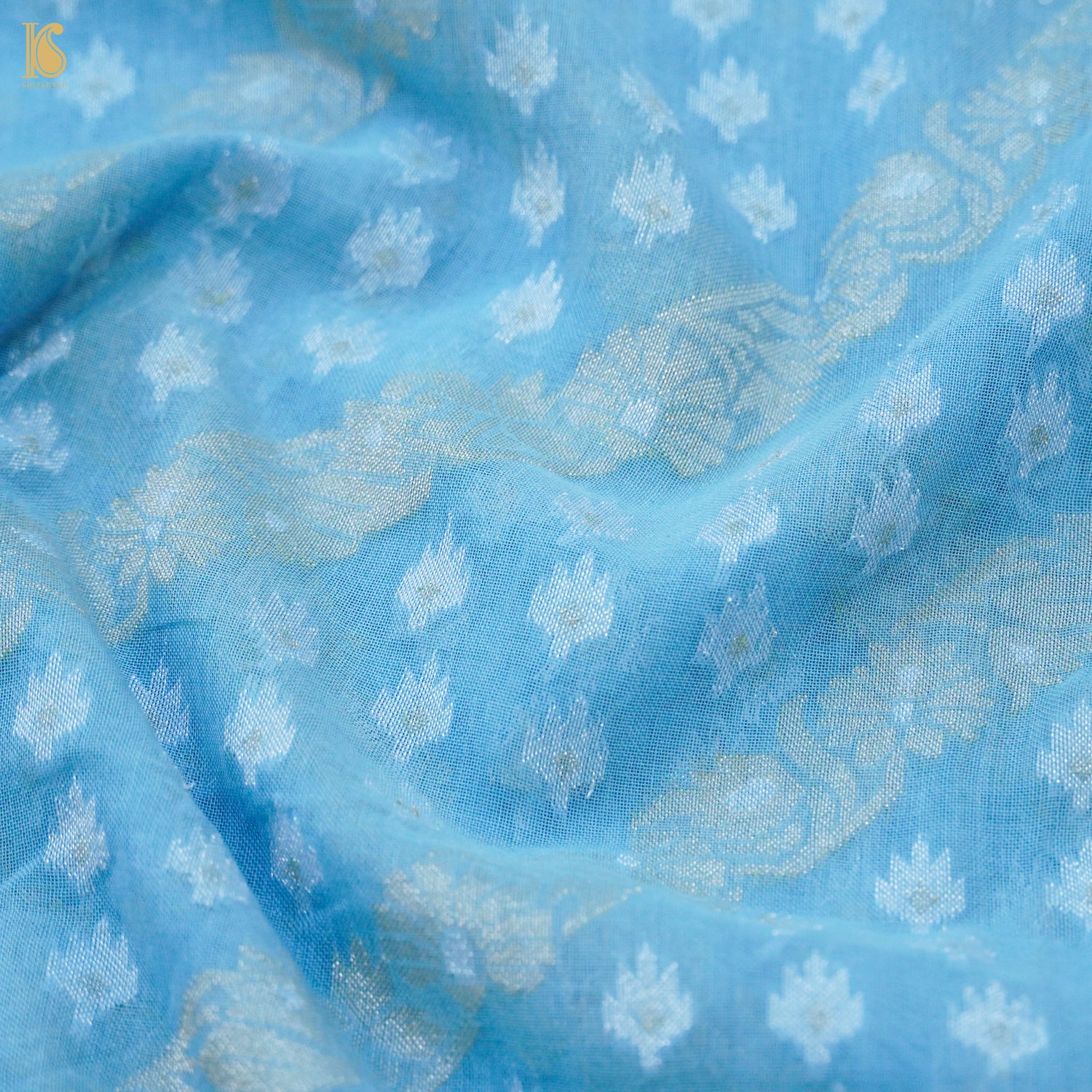 Banarasi Cotton Handloom Jamdani Ektara Saree