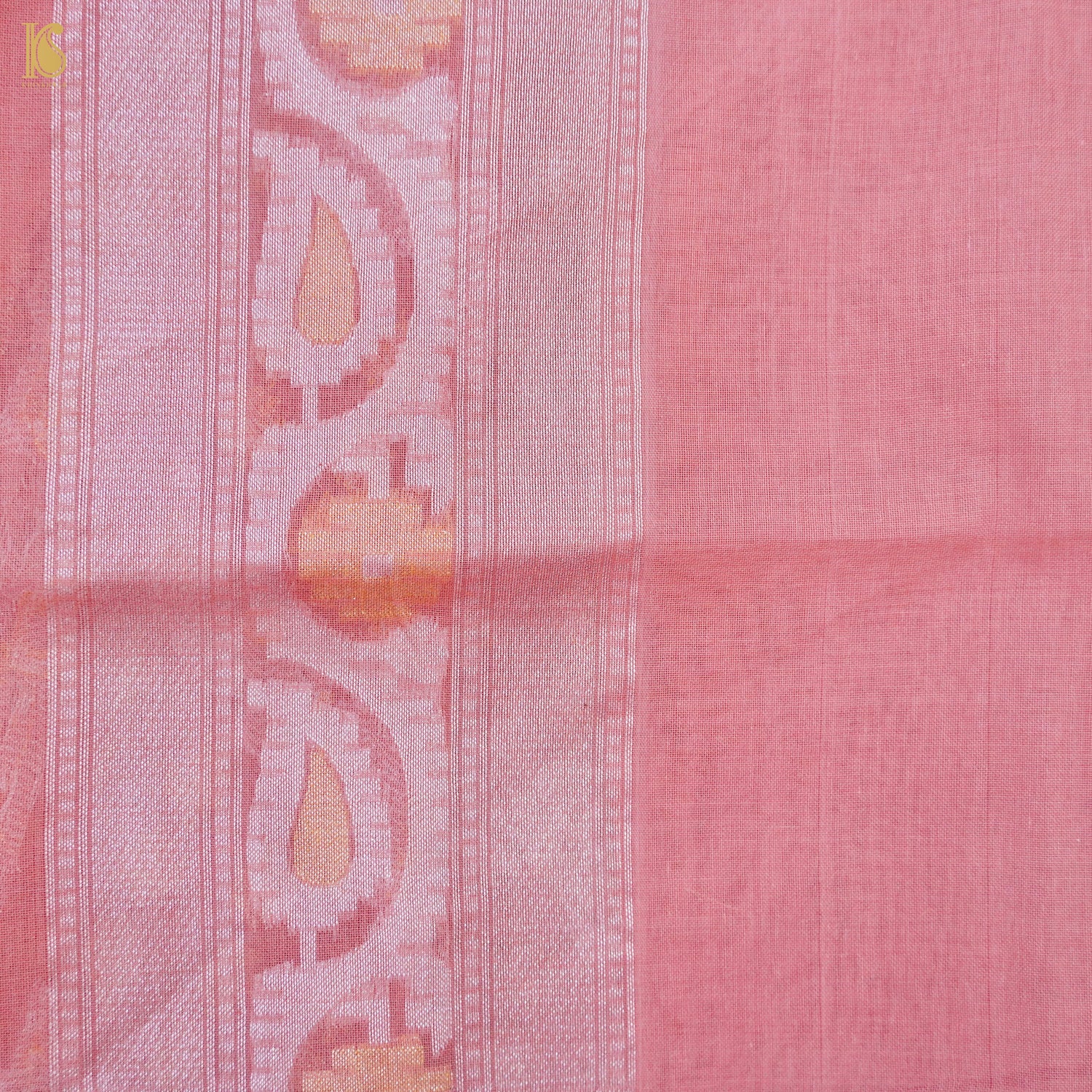 Banarasi Cotton Handloom Jamdani Ektara Saree