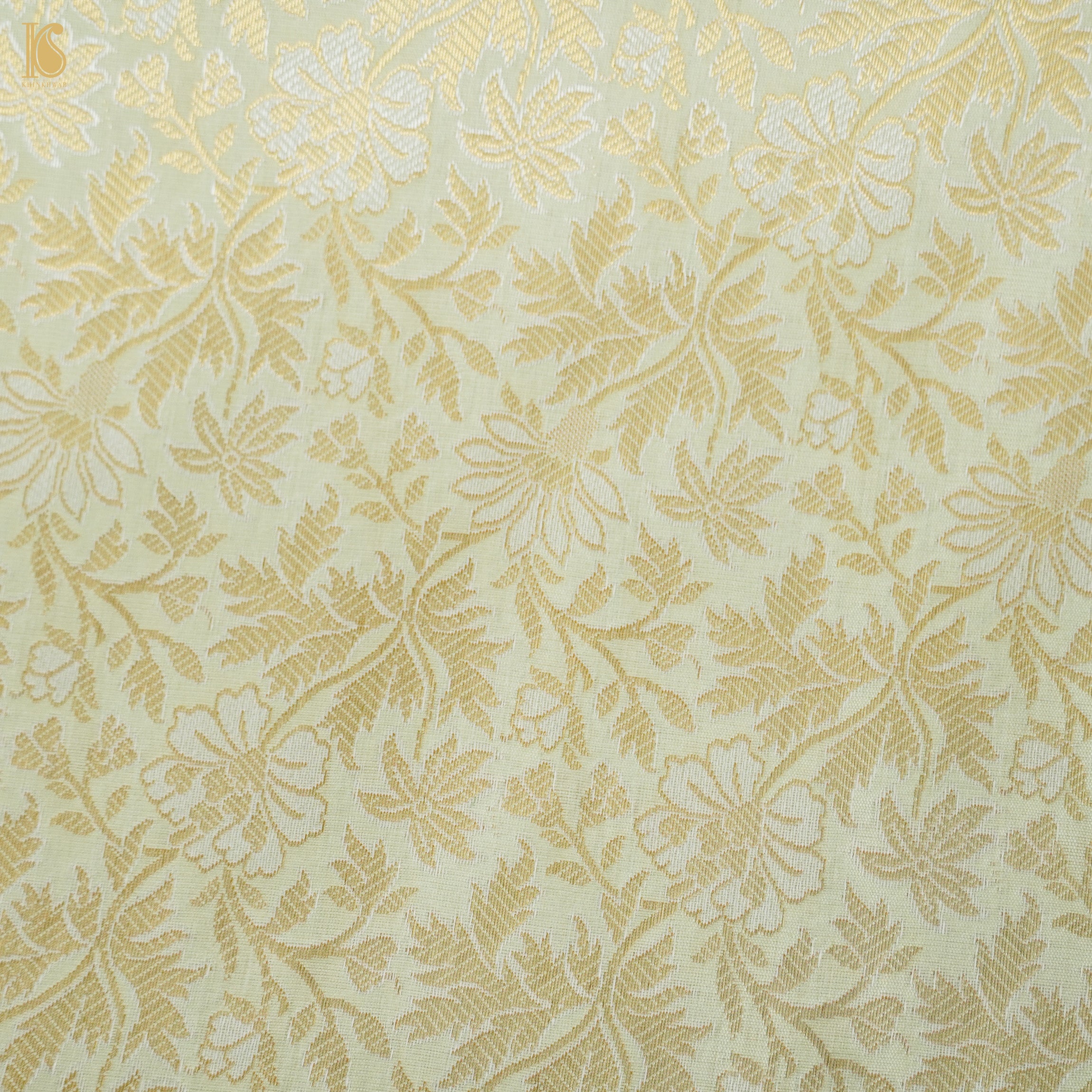 Brocade Banarasi Semi Silk Fabric - Khinkhwab