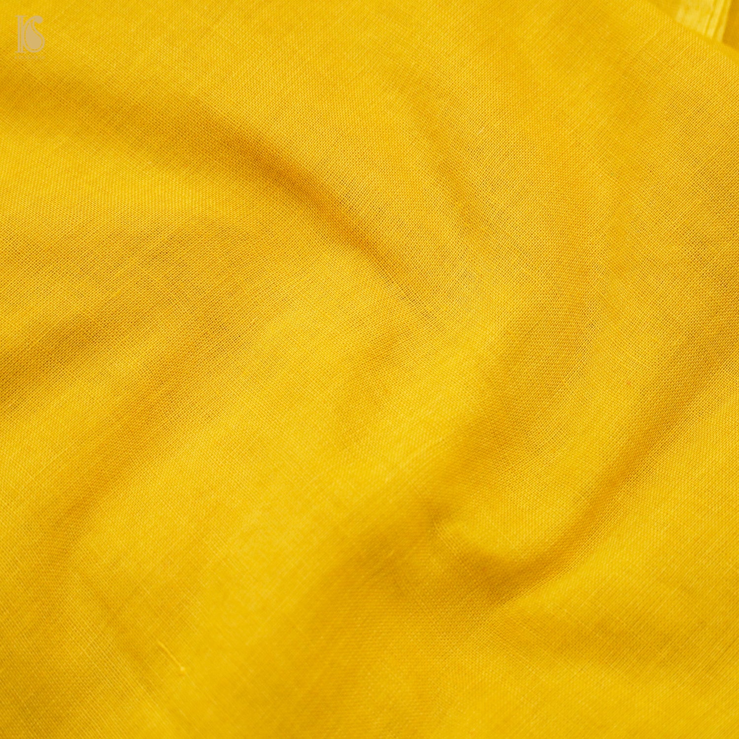 Galliano Yellow Chikankari Pure Handloom Kota Silk Silk Suit Set - Khinkhwab