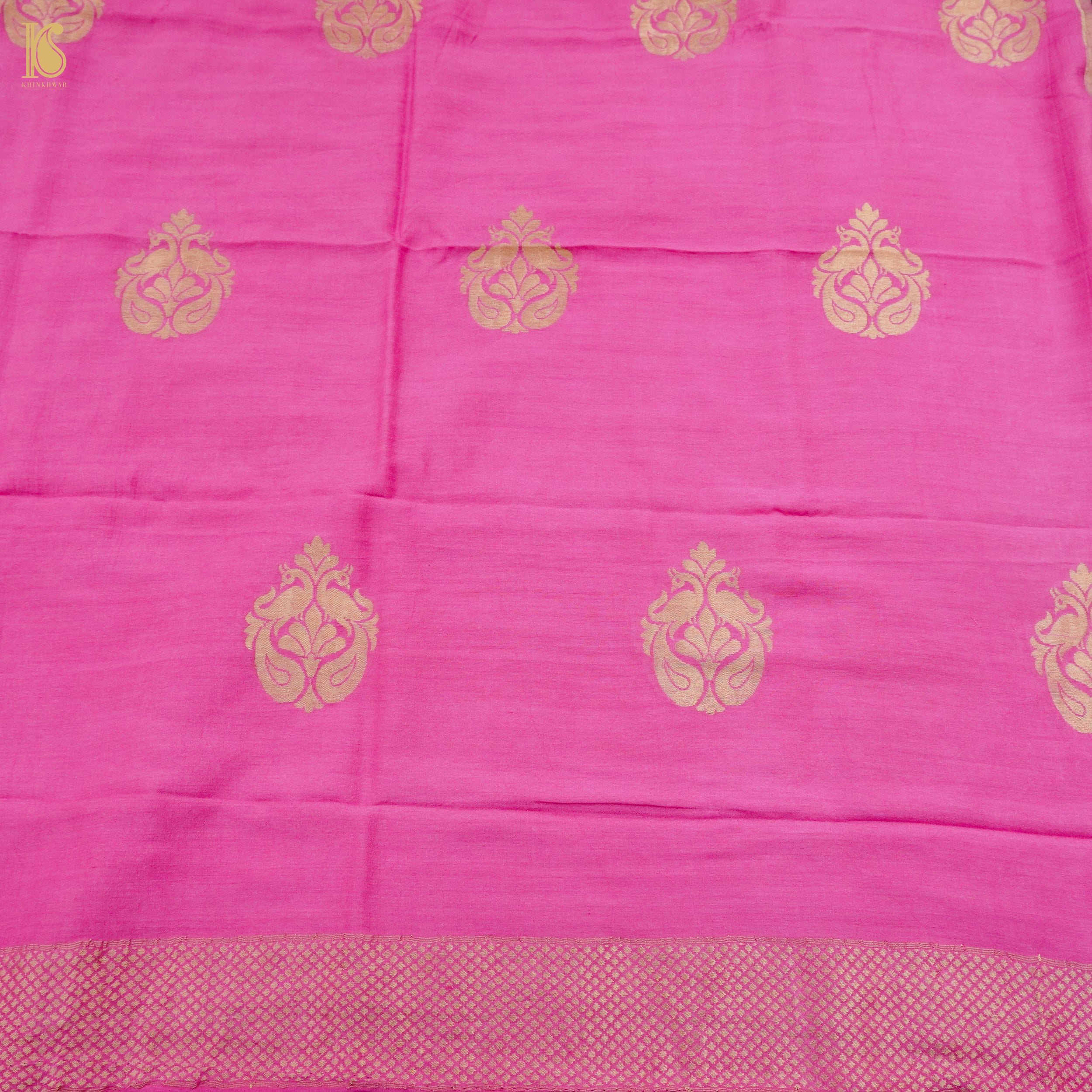 Pure Moonga Silk Handloom Banarasi Suit and Dupatta Set - Khinkhwab