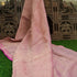 Pink Wrinkle Pure Tissue Silk Dupatta - Khinkhwab