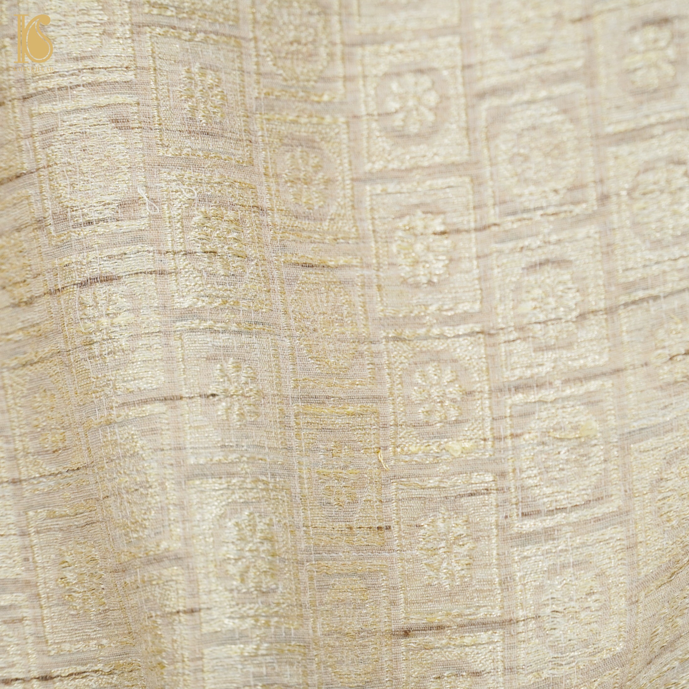 Moonga Silk Handloom Banarasi Fabric - Khinkhwab