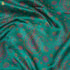 Green Pure Banarasi Silk Handwoven Tanchui Fabric - Khinkhwab