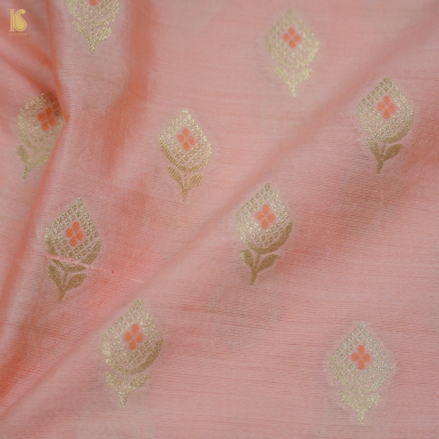 Pink Cotton Silk Meenakari Banarasi Suit Set - Khinkhwab