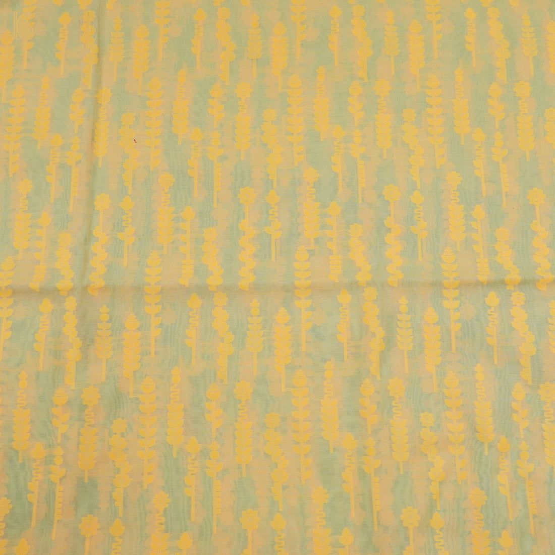 Yellow Pure Cotton Silk Banarasi Suit Set - Khinkhwab