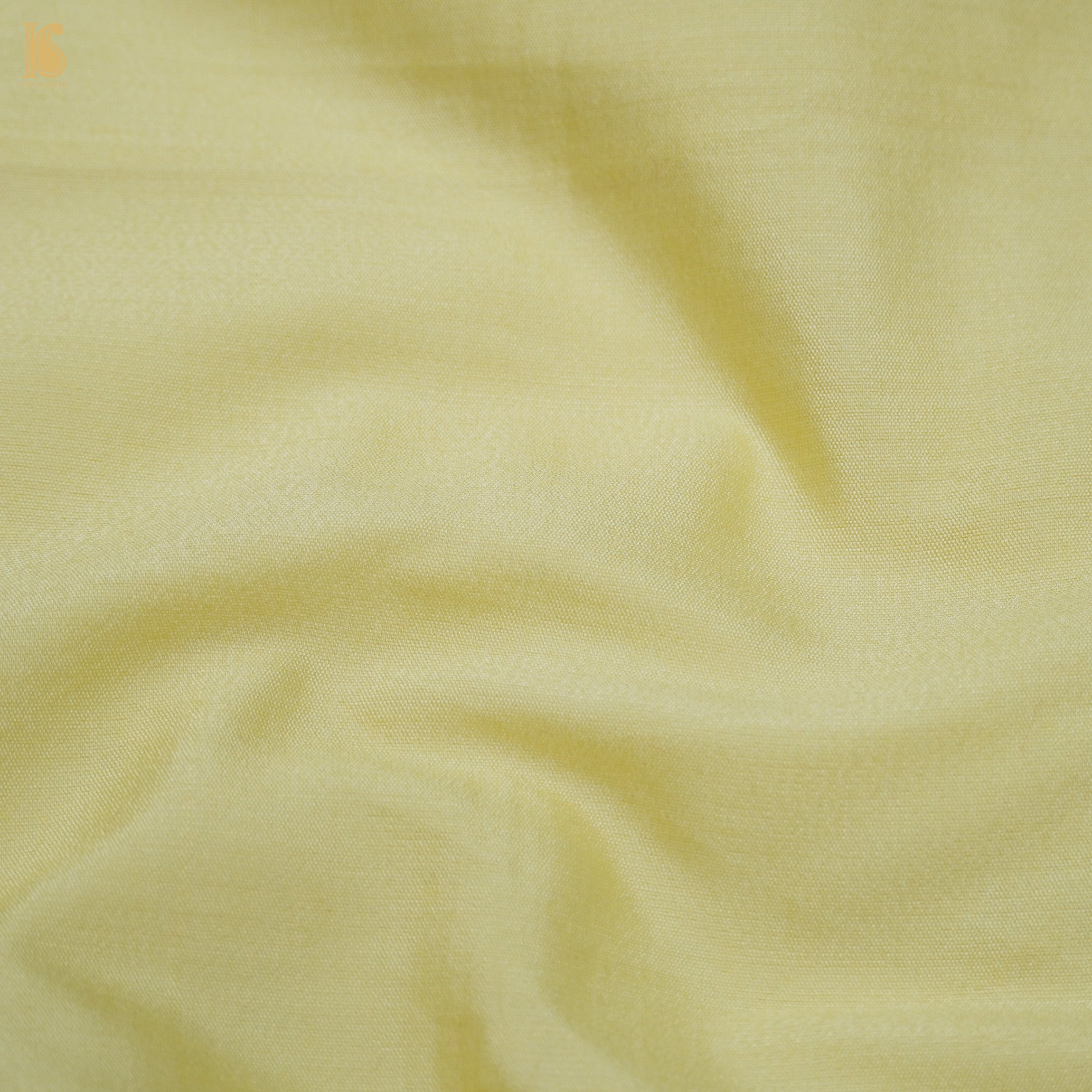 Yellow Pure Cotton Silk Banarasi Suit Set - Khinkhwab