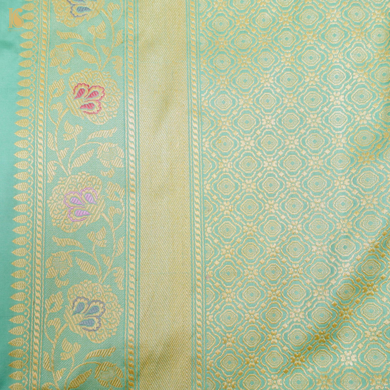 Handloom Banarasi Pure Katan Silk Rangkat Kadwa Meenakari Saree - Khinkhwab