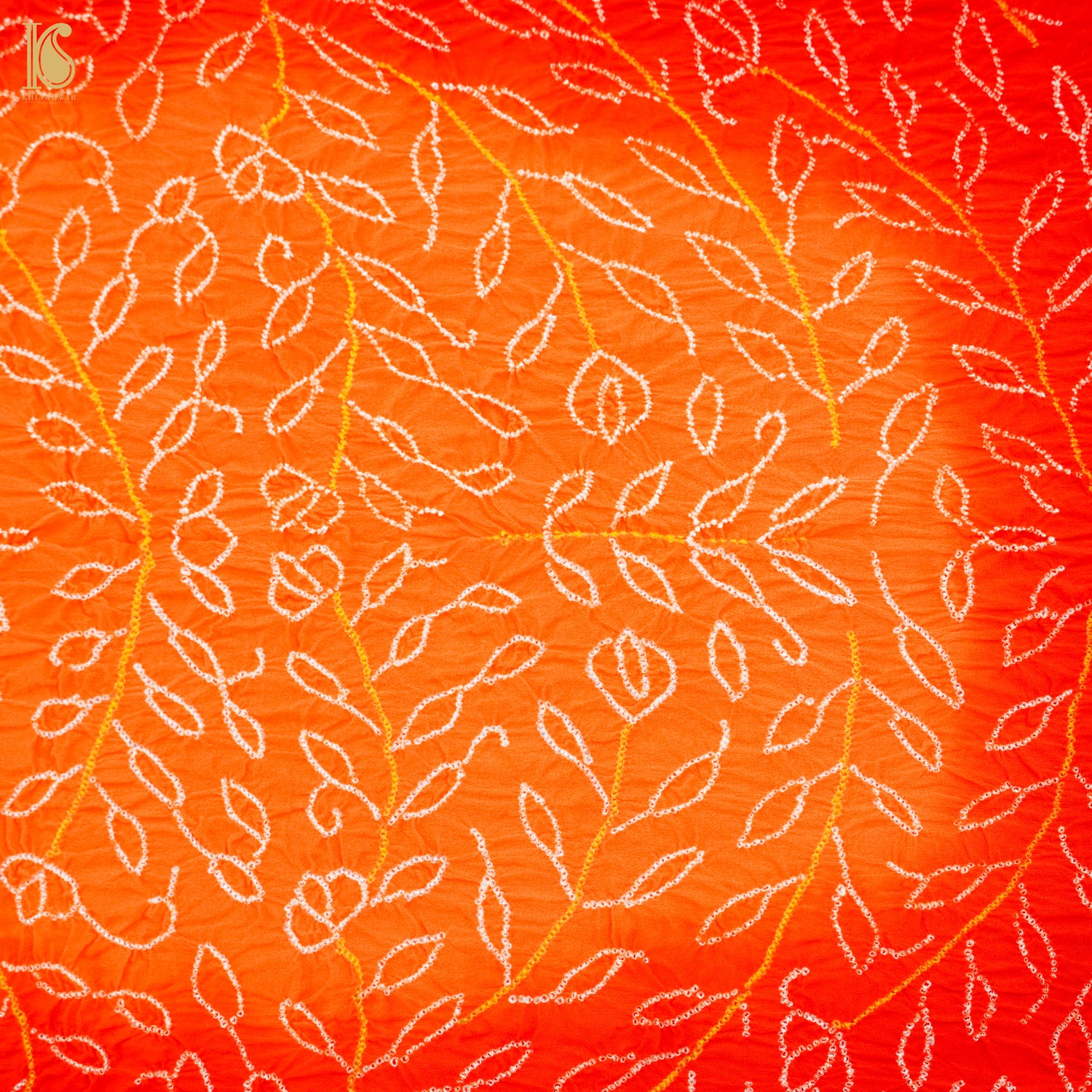 Red Georgette Handloom Banarasi Bandhani Suit Fabric - Khinkhwab