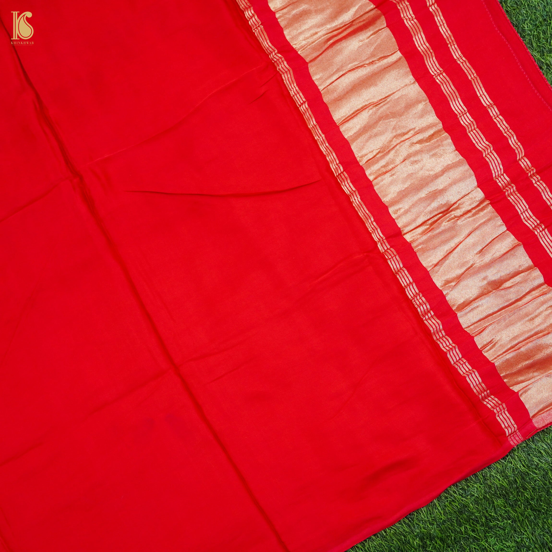 Venetian Red Pure Mashru Silk Patola Ajrakh Kurta Set - Khinkhwab