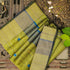 Green Handwoven Pure Cotton Silk Maheshwari Saree - Khinkhwab