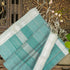 Teal Handwoven Pure Cotton Silk Maheshwari Saree - Khinkhwab