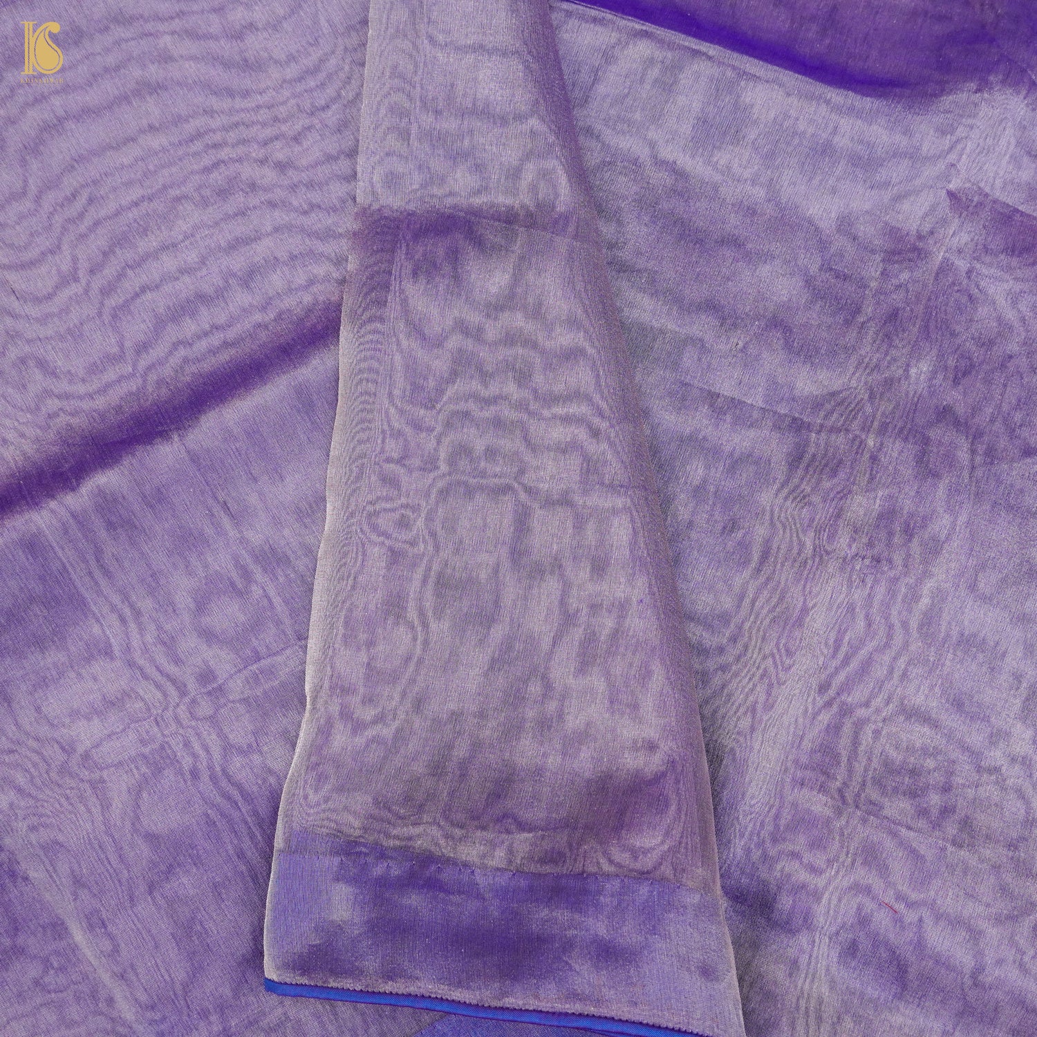 Purple Pure Tissue Silk Handwoven Banarasi Saree - Khinkhwab