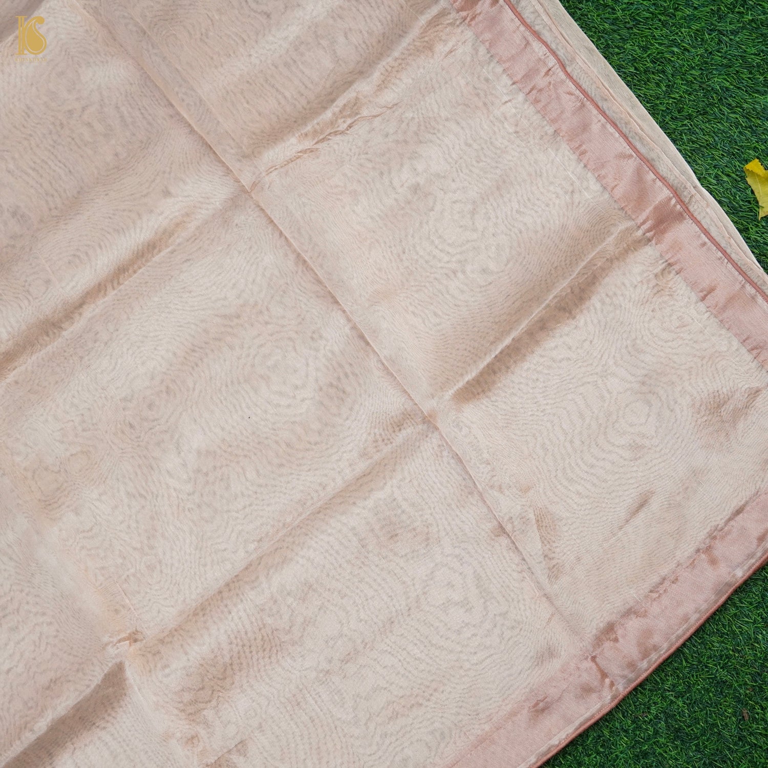 Martini Brown Pure Tissue Silk Handwoven Banarasi Saree - Khinkhwab