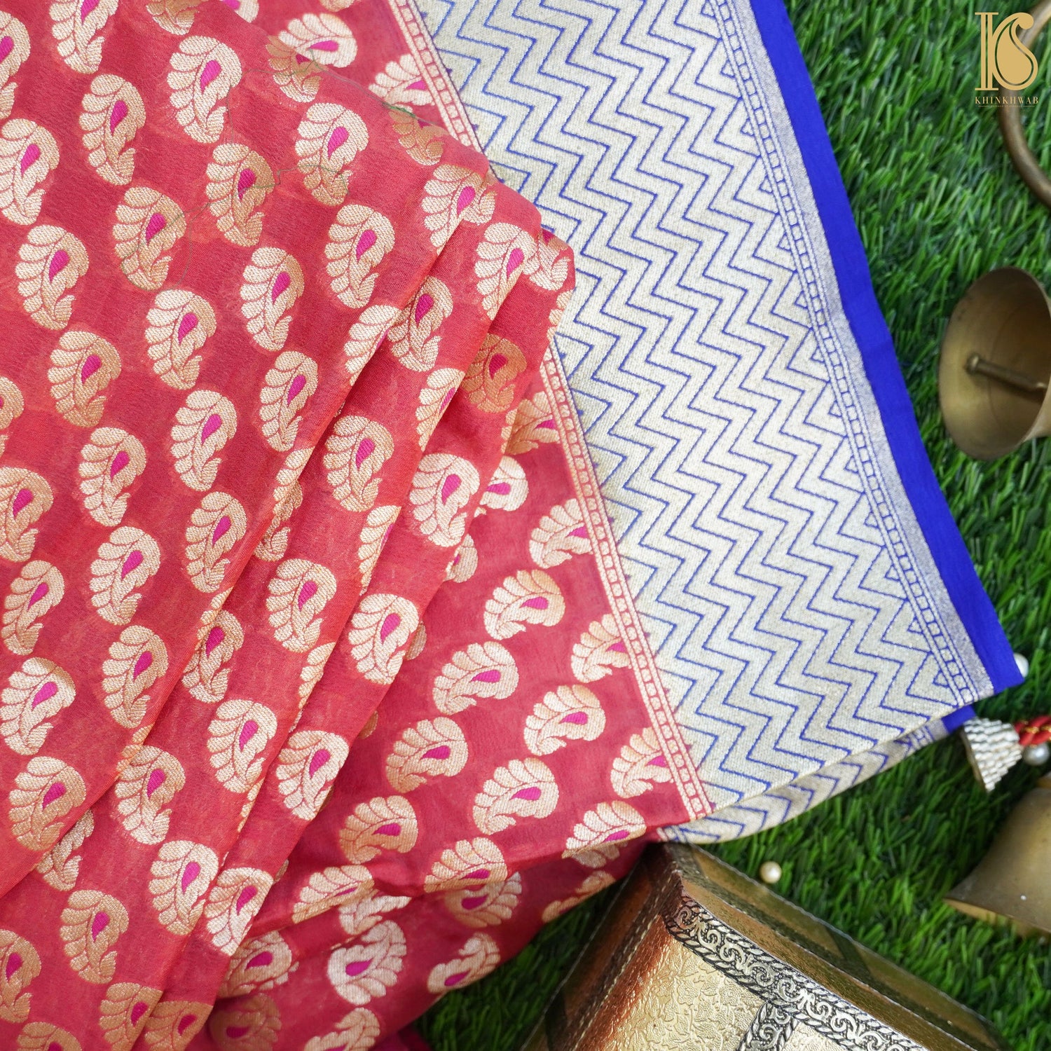 Pure Georgette Handloom Banarasi Saree - Khinkhwab