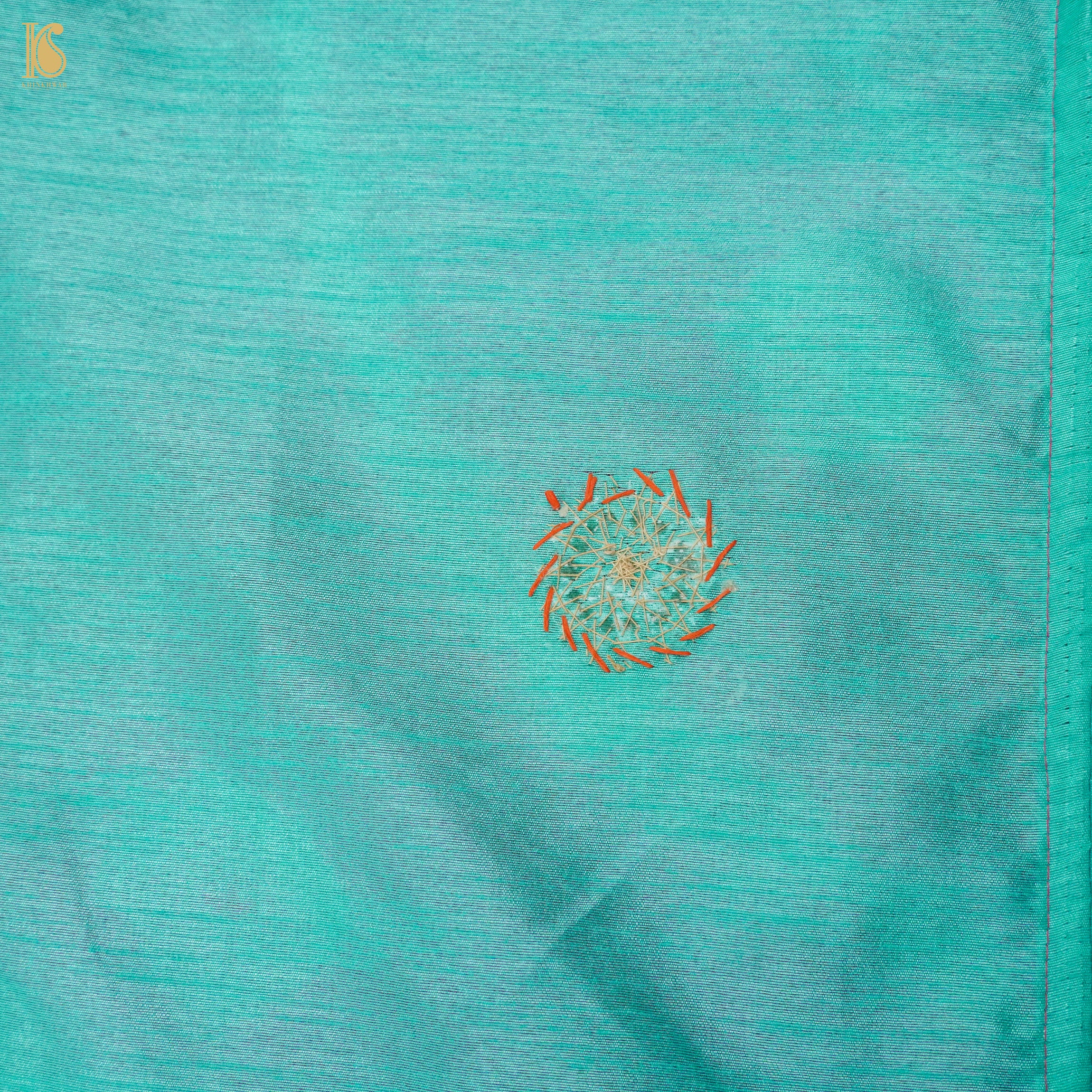 Fuchsia Pink Handloom Kota Silk Leheriya Saree with Gotta Patti - Khinkhwab