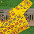 Golden Poppy Yellow Pure Mashru Silk Elephant Stitched Blouse with Kutchi Embriodery - Khinkhwab