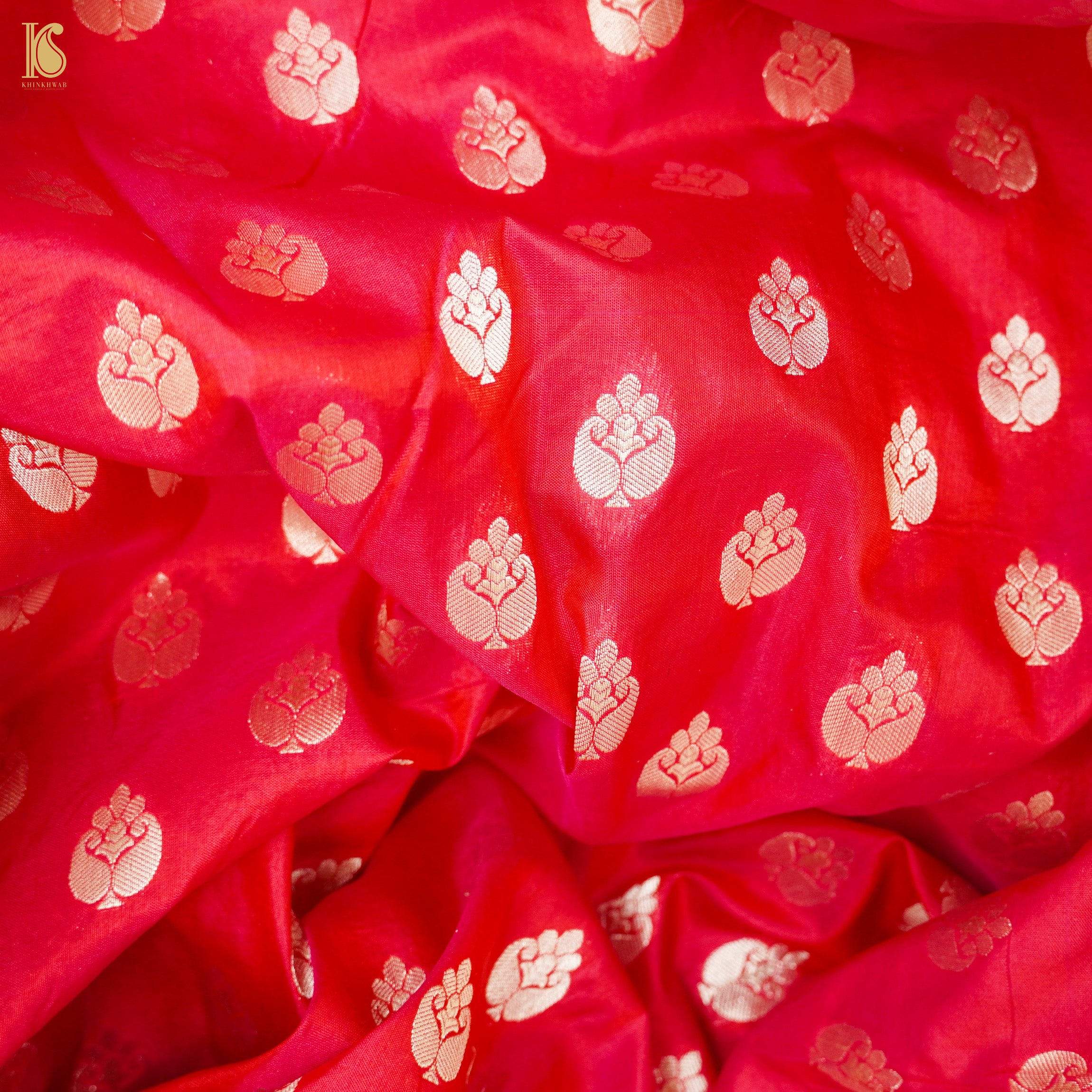 Pure Katan Silk Handloom Banarasi Kalidar Rangkat Lehenga - Khinkhwab