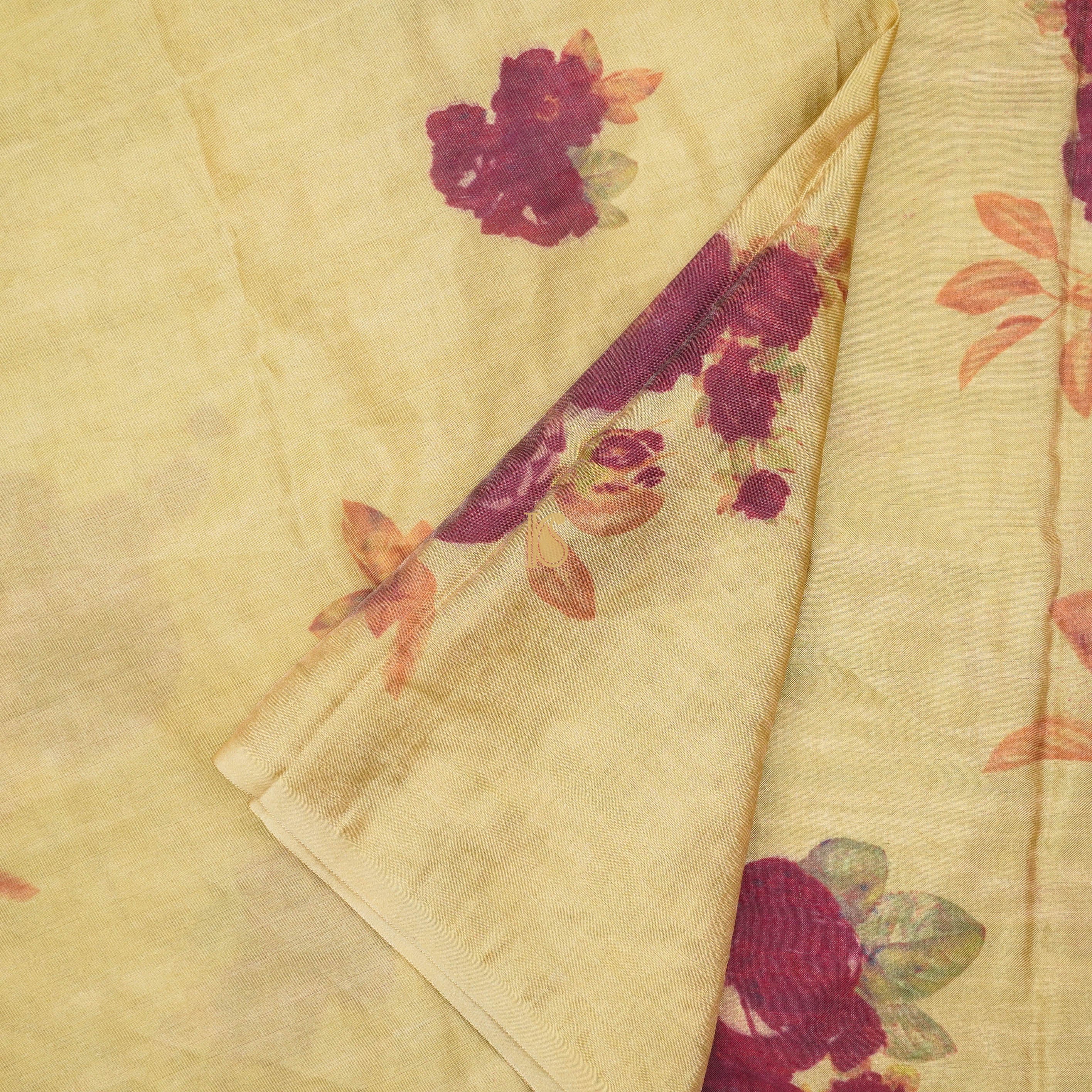 Pure Tissue Silk Handwoven Print Saree - Khinkhwab