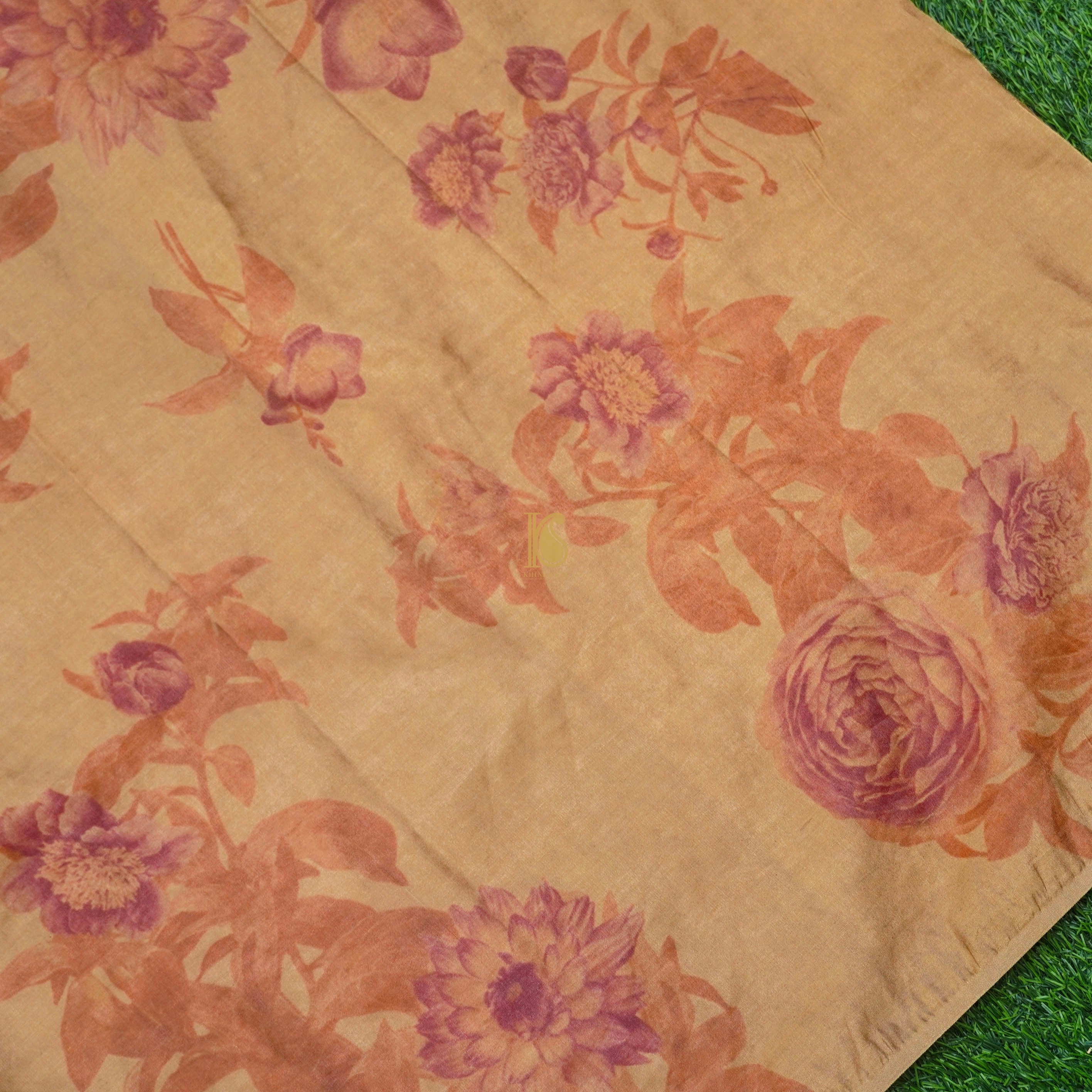 Pure Tissue Silk Handwoven Print Saree - Khinkhwab